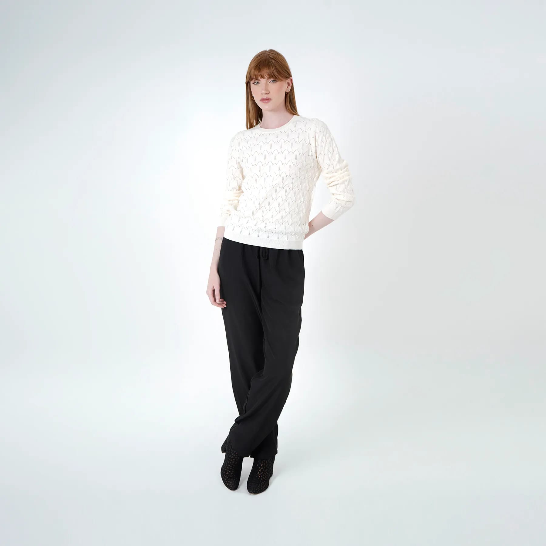 Sweater Cuello V Manga Larga - imagen 9