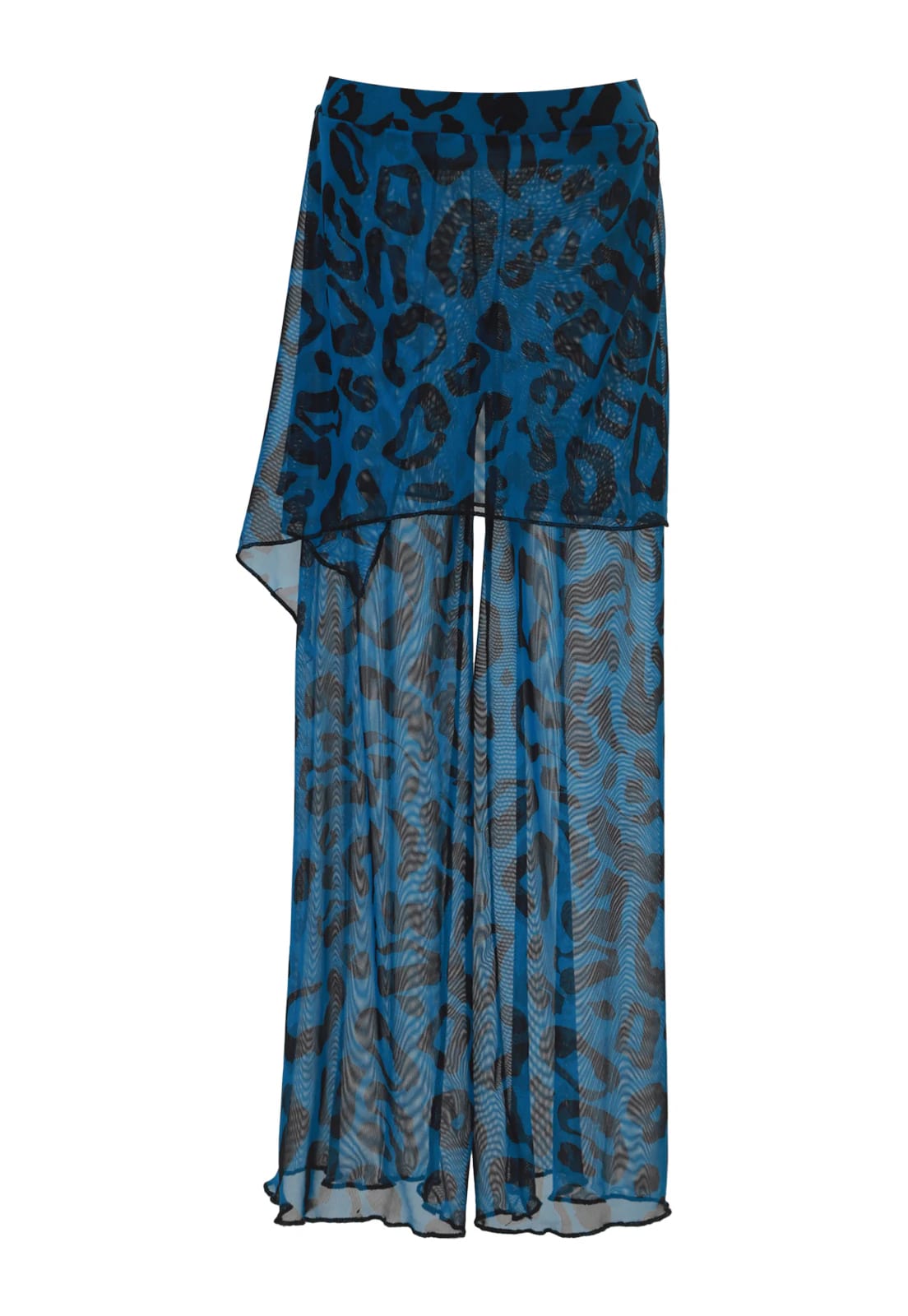 Blue Black Leopard Mesh Pant - imagen 9