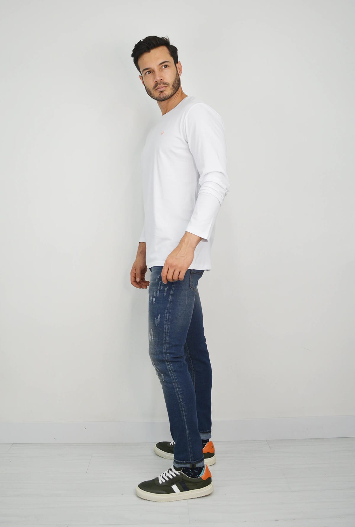 Camibuso Blanco Para Hombre TS3030 - imagen 4