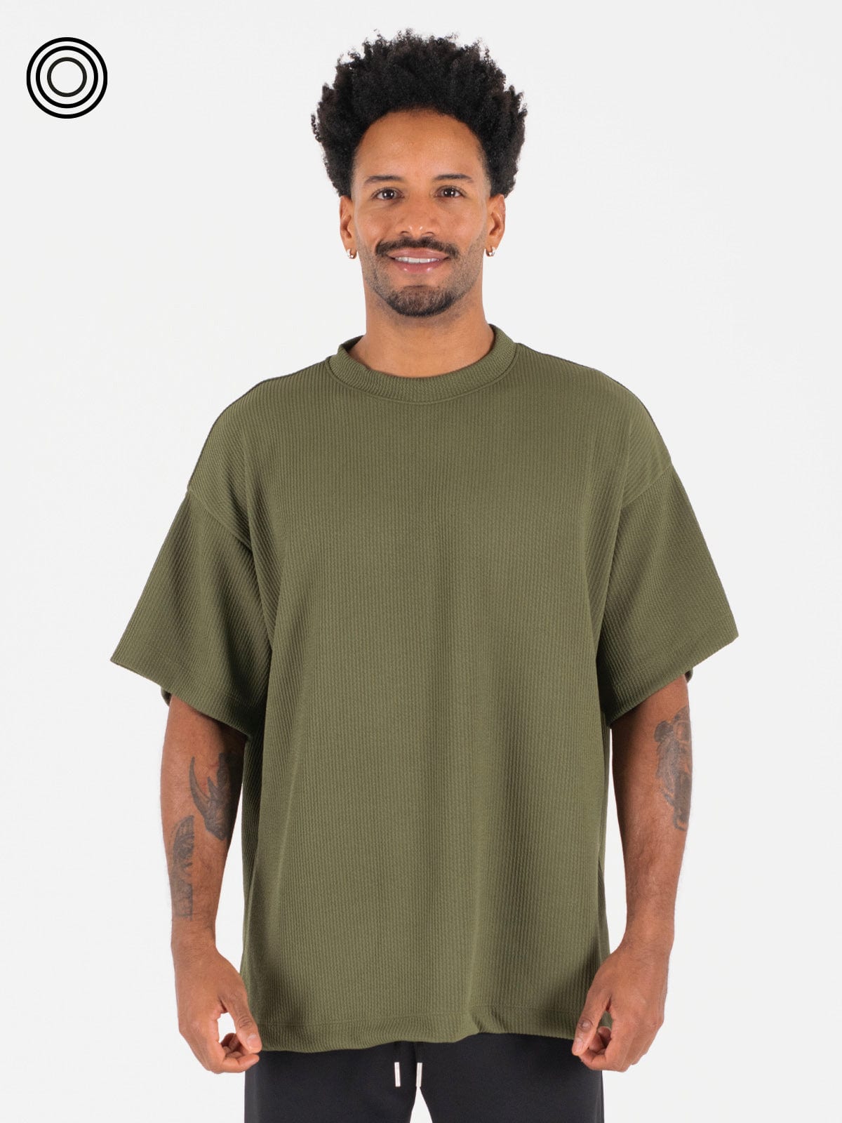 Camiseta hombre stone verde militar - imagen 1