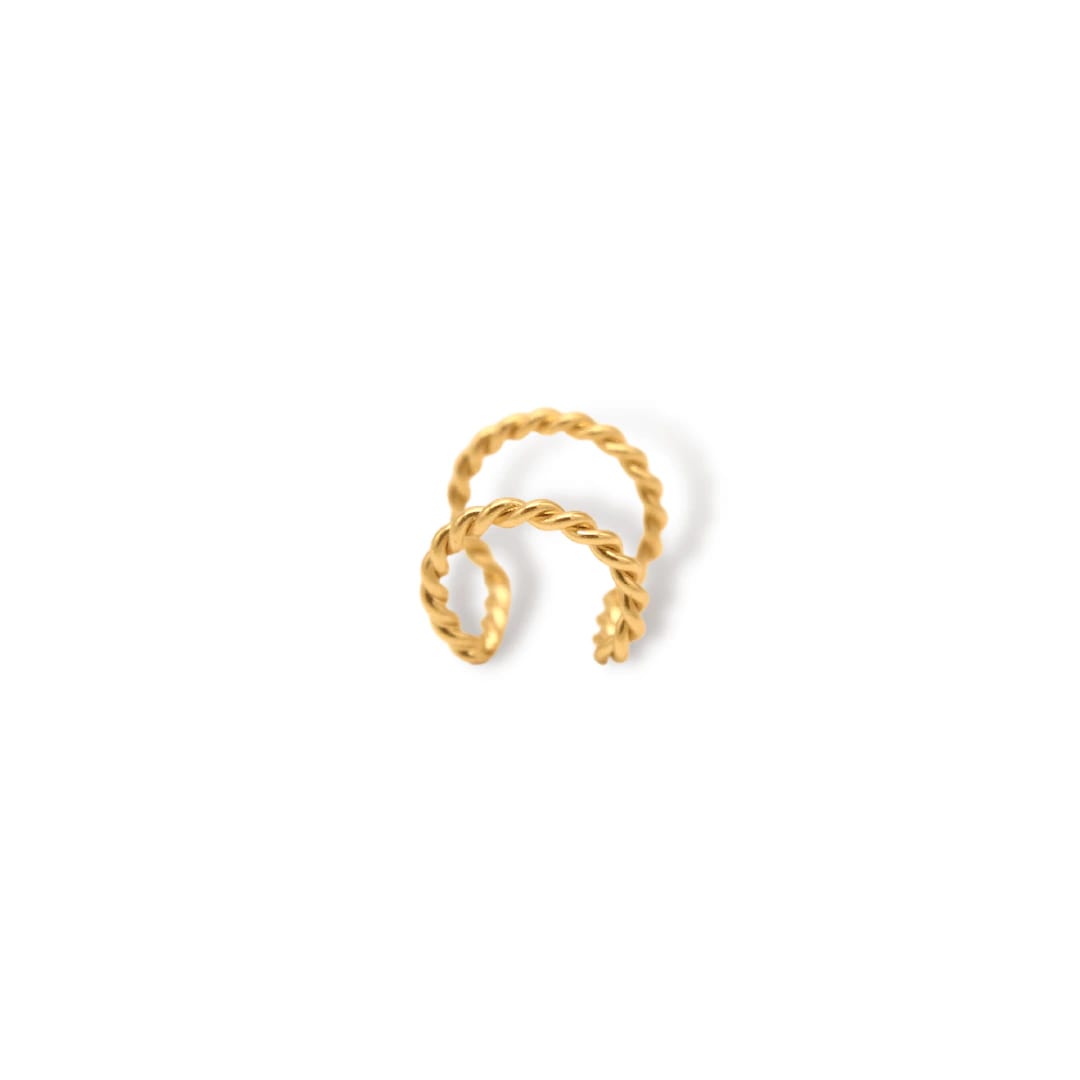 Earcuff entorchado ancho - imagen 1