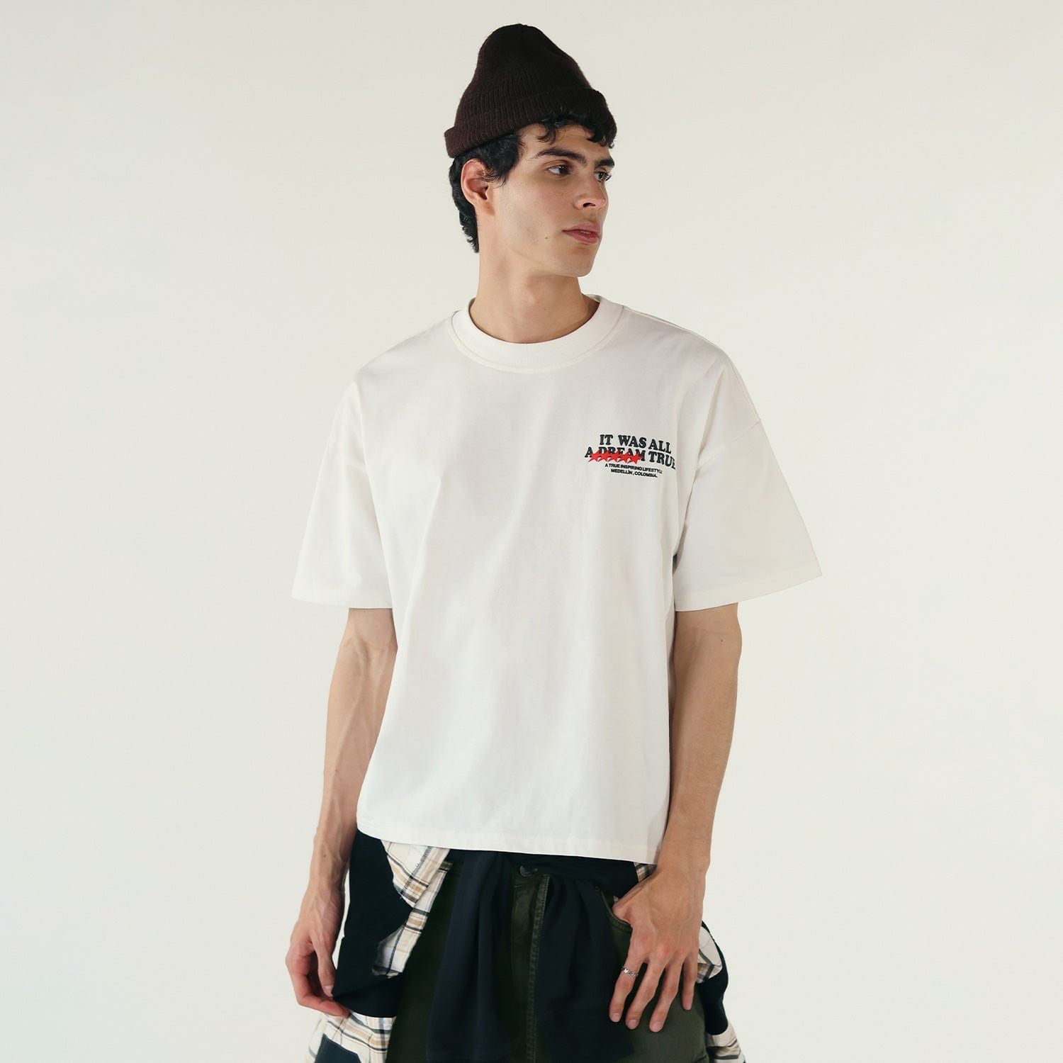 Dream True Boxy T-Shirt - Cream - imagen 2