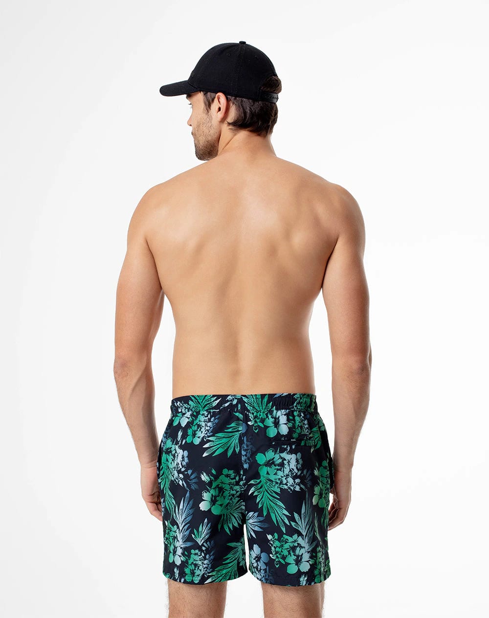 Pantaloneta de baño estampada hombre - imagen 2