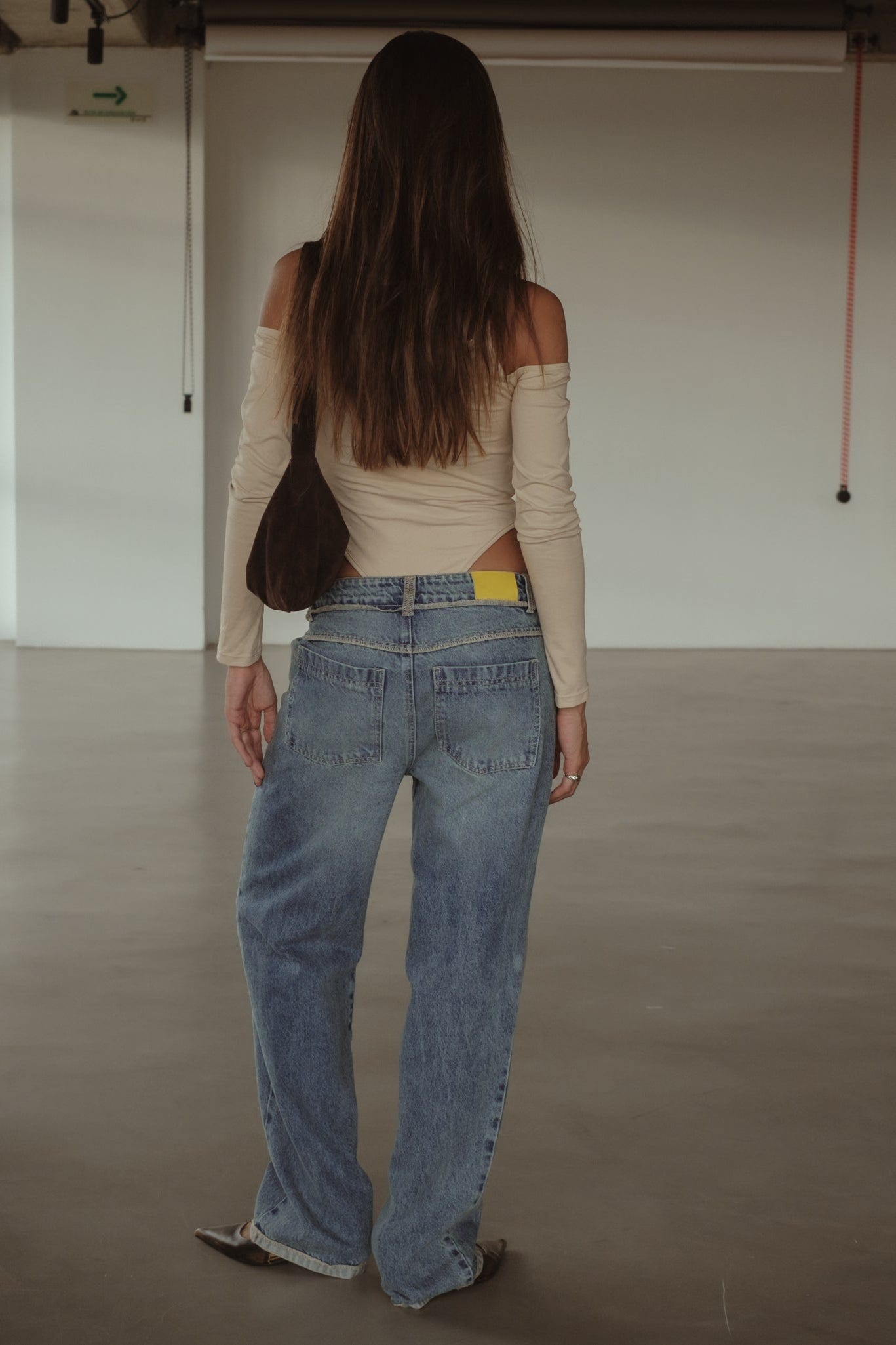 SPLIT LEG STRAIGHT JEAN - SOFT CLASSIC BLUE - imagen 10
