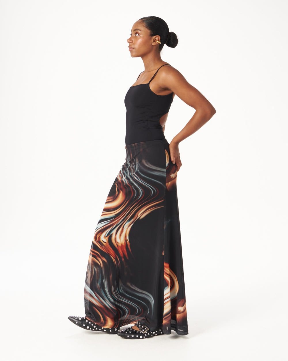 MESH MAXI SKIRT - imagen 8