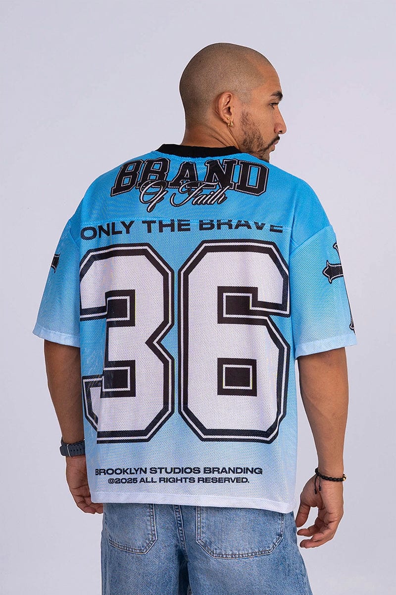 Camiseta oversize malla brand - imagen 2