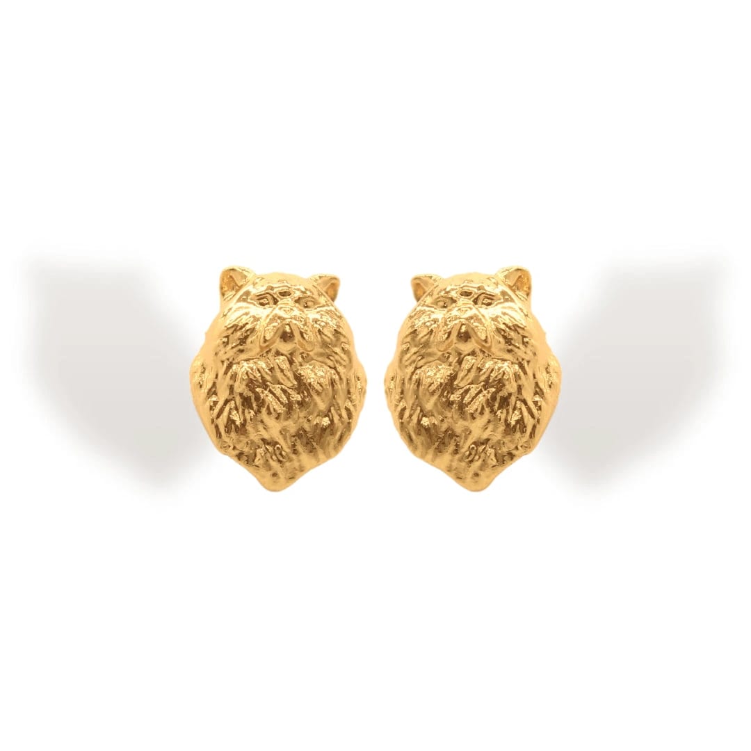 Aretes de gato peludo - imagen 1