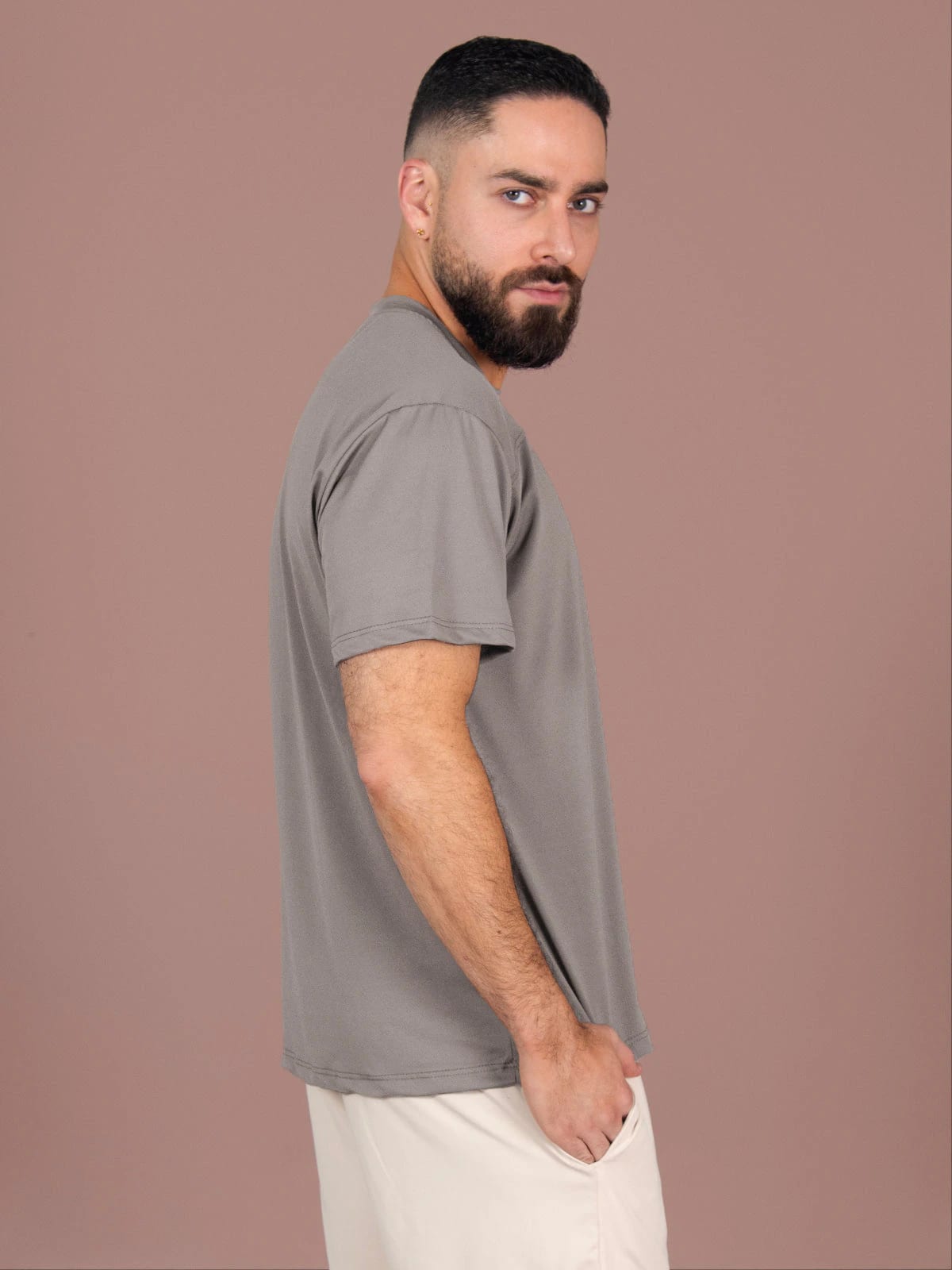 CAMISETA QATAR HOMBRE GRAY - imagen 2