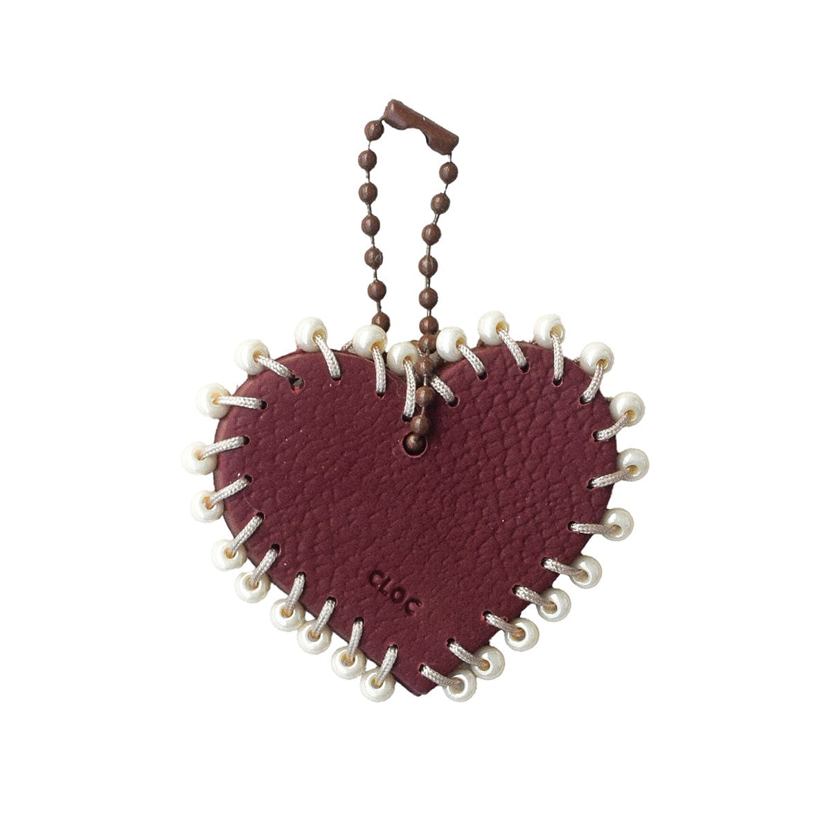 Charm Corazón bordado Wine - imagen 1