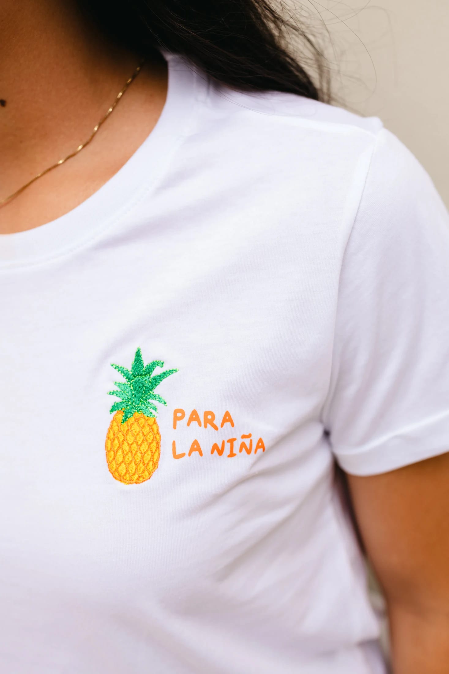 Piña Para La Niña Embroidered Oversized Tee - imagen 3