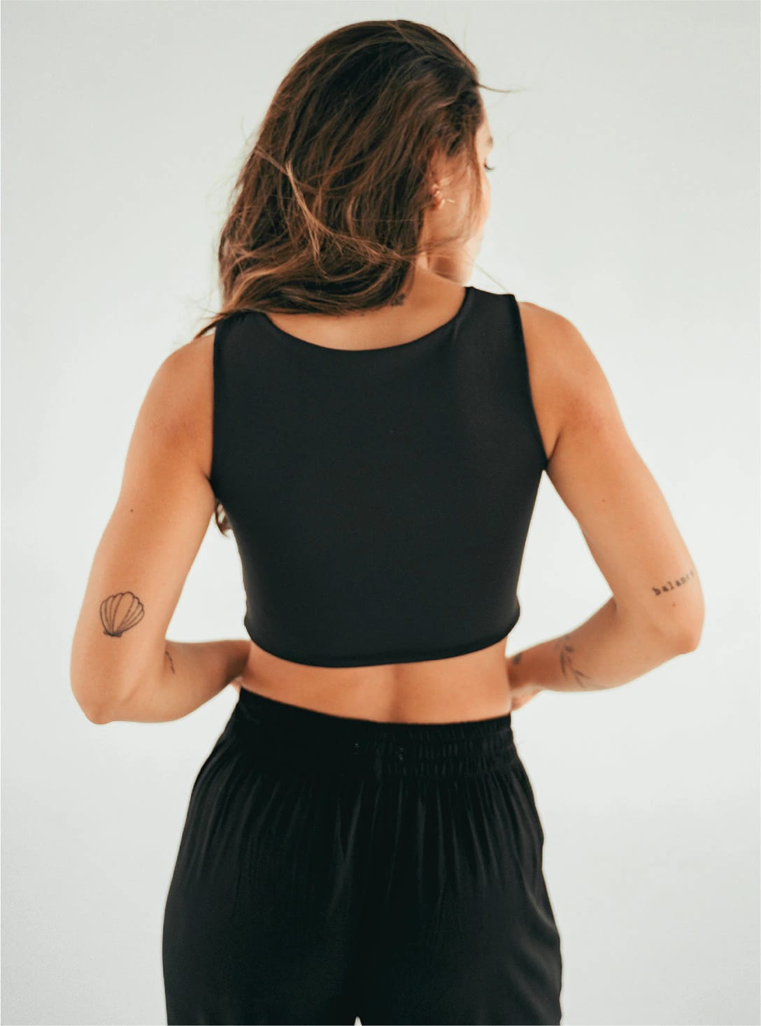 Crop top Soft - Black - imagen 3