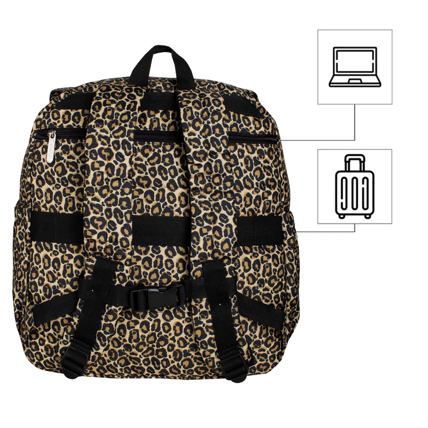 Morral Cabina Tapa Ultra Citybags Estampado Animal Print - imagen 5