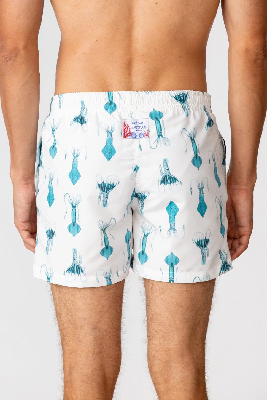 Men's swim trunk white egret - imagen 9