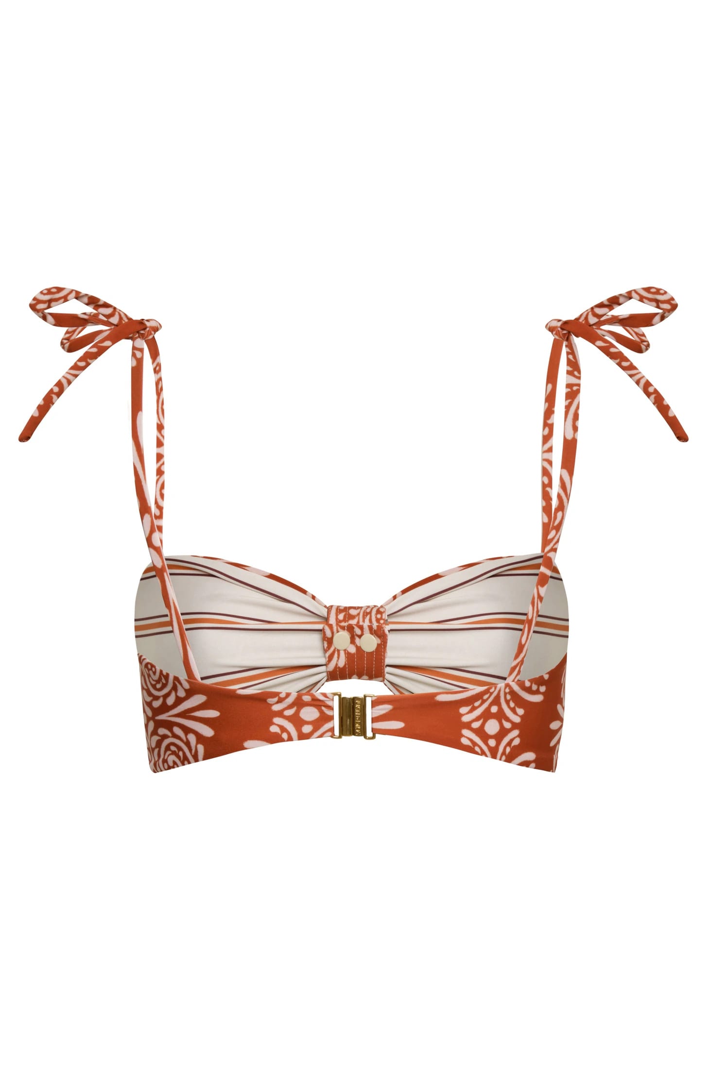 San Miguel Top / Red Arabesque - Orange Stripes - imagen 3