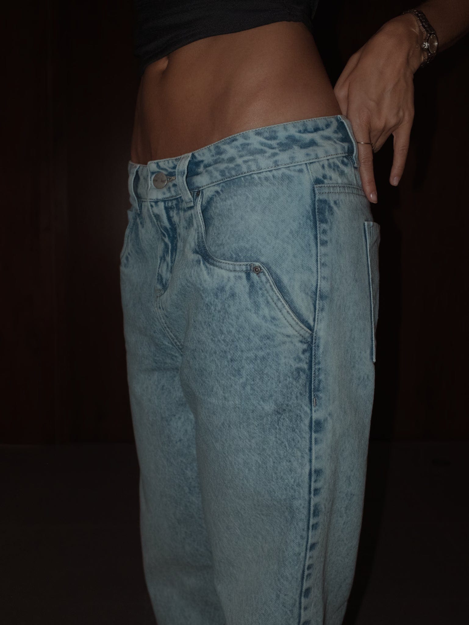 NOT SO MODEST JEAN - OLD LIGHT BLUE - imagen 8
