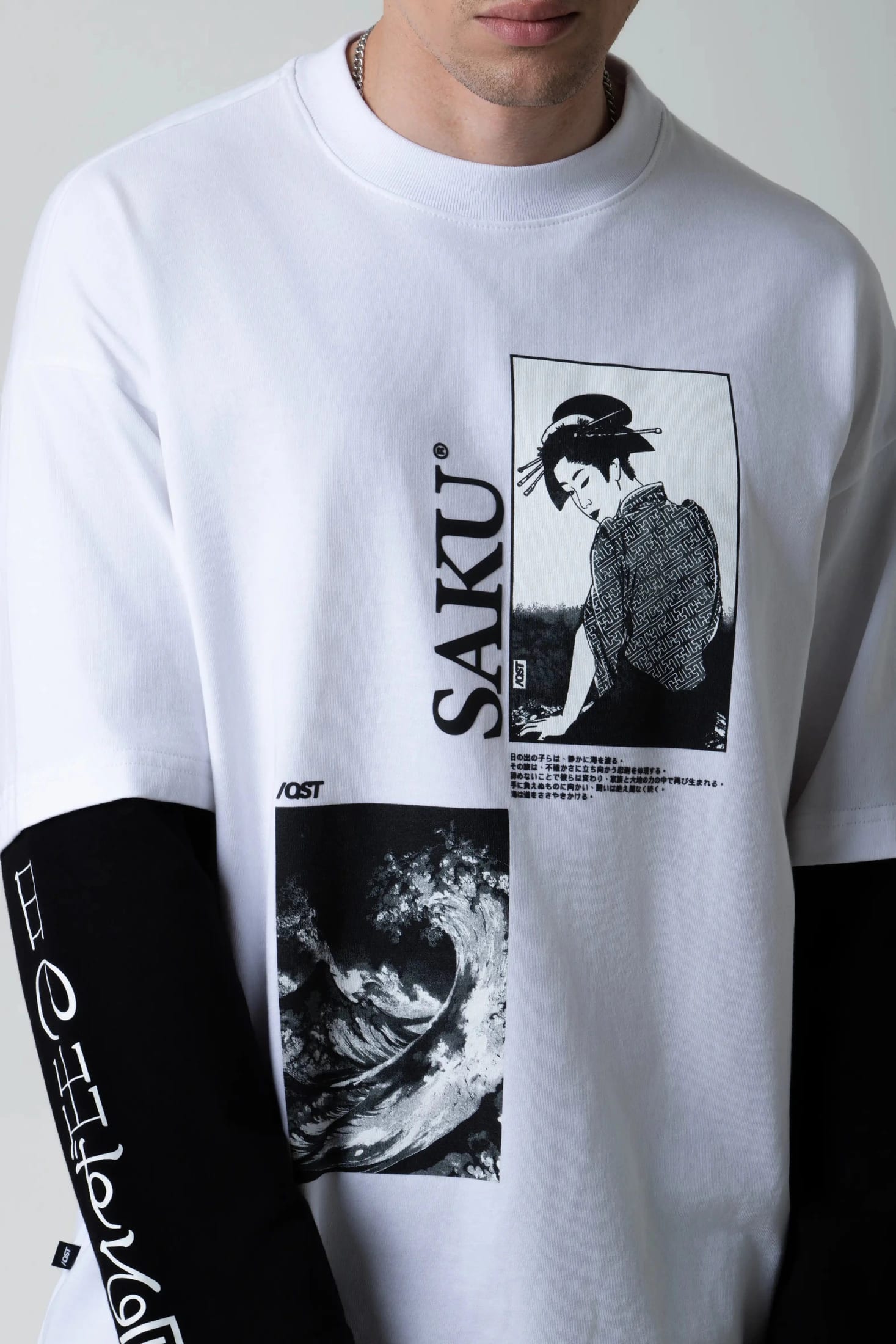 CAMISETA MANGA LARGA COLOR BLANCO BLANCO - imagen 5