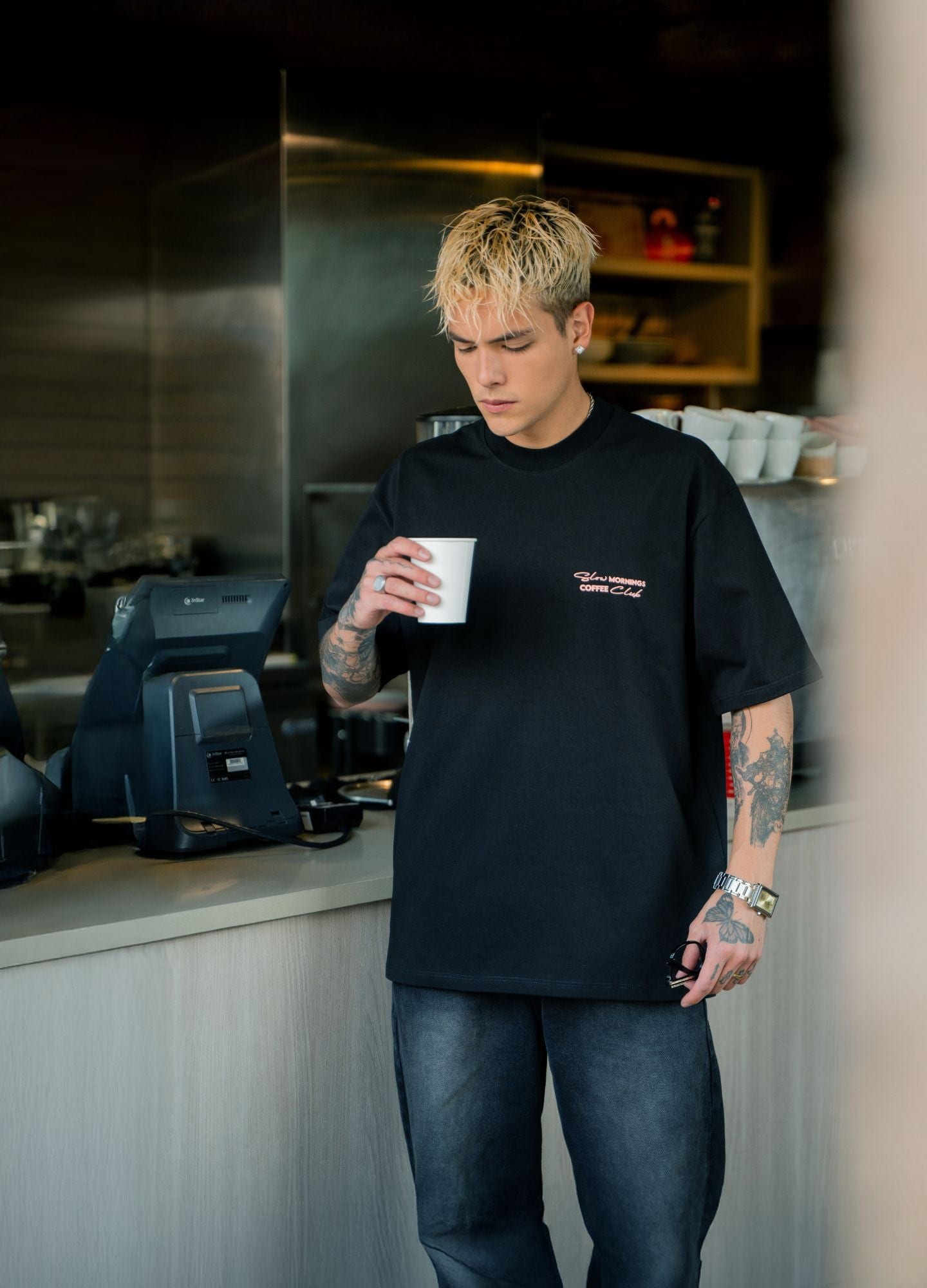 Coffee Club Oversized - Negro - imagen 4