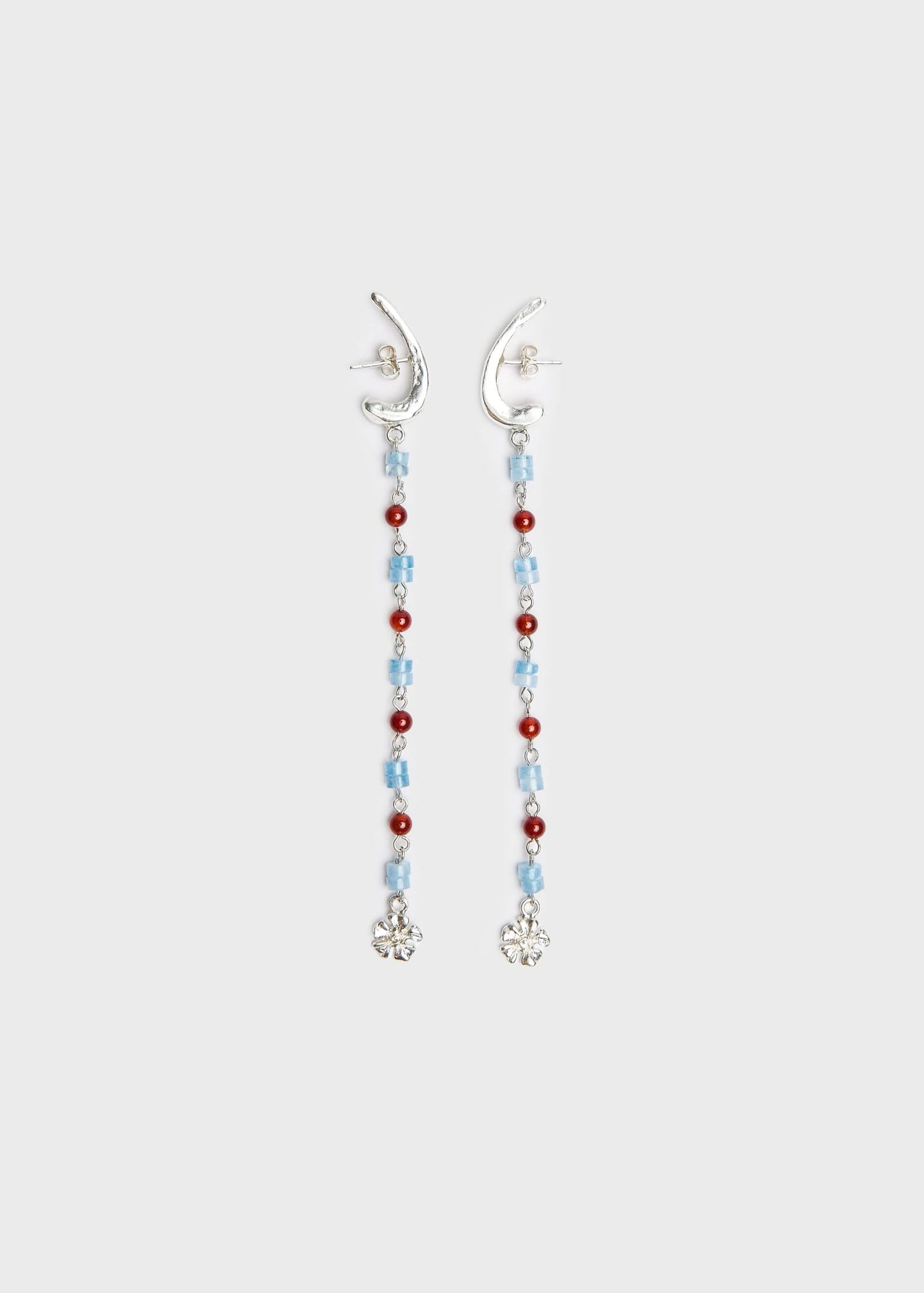Aretes Tail Largos Agua - imagen 1