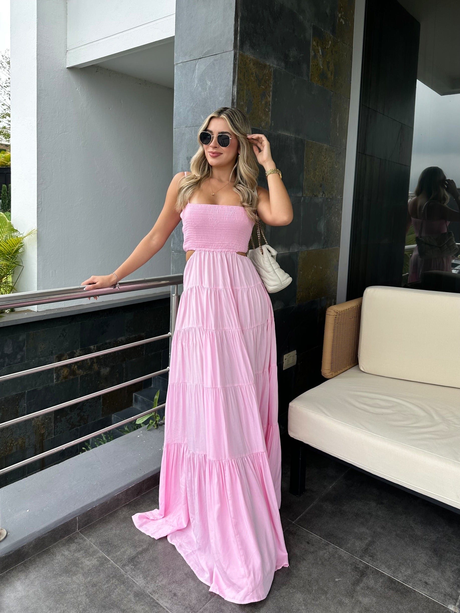 VESTIDO ASTRID ROSADO - imagen 3