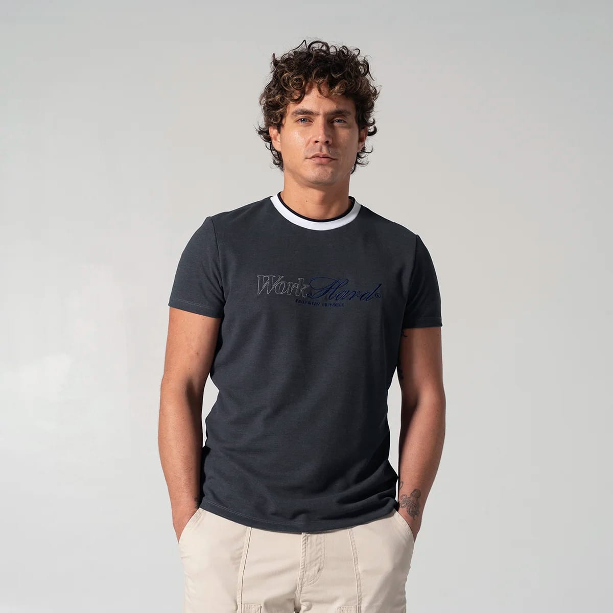 Camiseta Slim Basica Nine - imagen 10