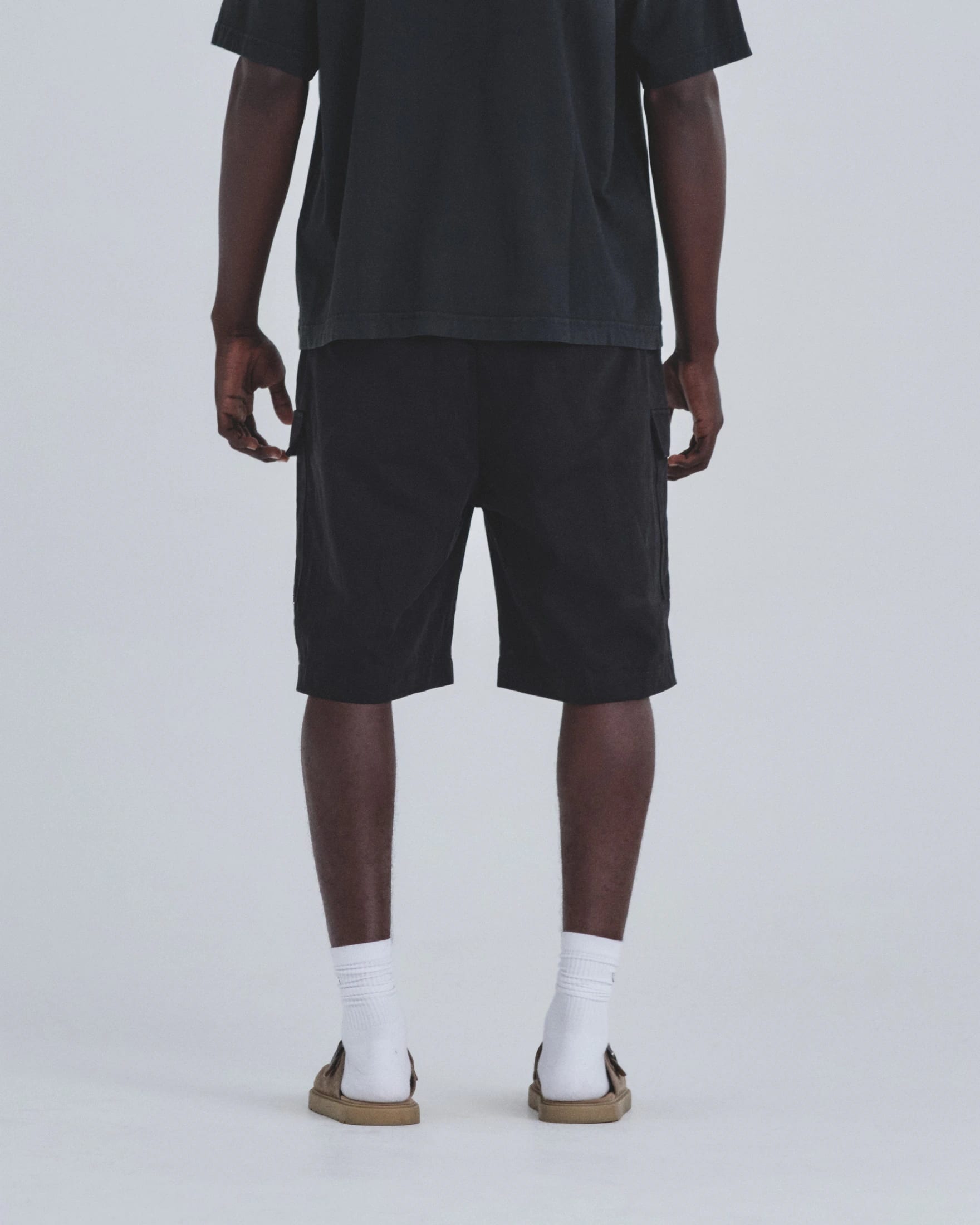Basics Utility Zippered Shorts Black - imagen 7