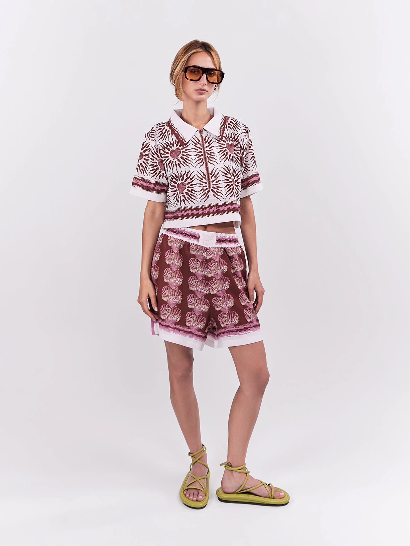 Cropped Polo Oasis - Terracota - imagen 3