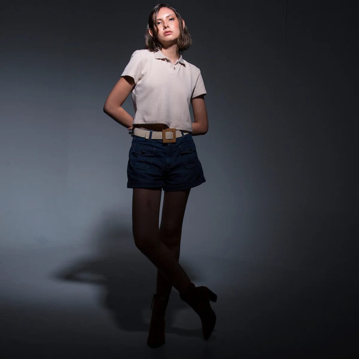 Short Regular Denim Ivana - imagen 1