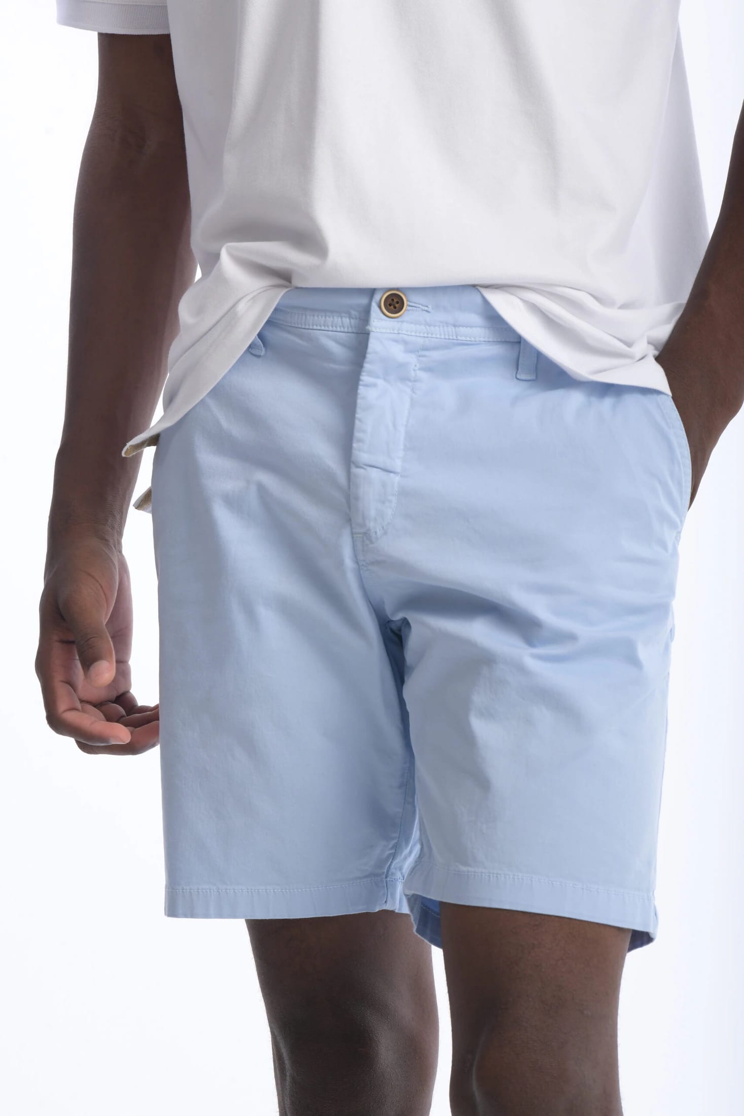 Bermuda Chino Dril Azul Marino - imagen 3