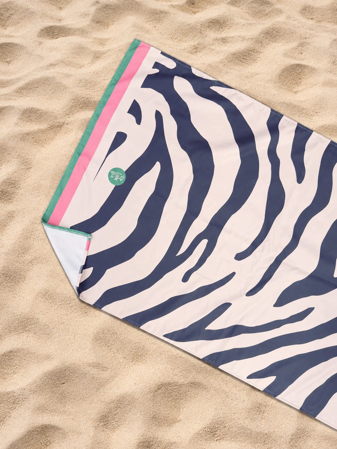 Toalla Estampada Zebra Beige - imagen 3