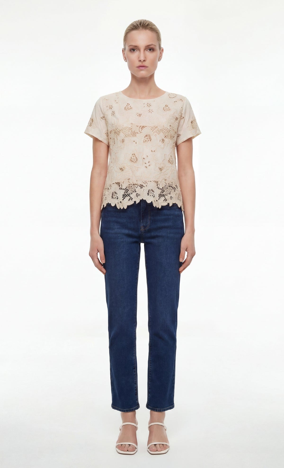 Blusa Clarence Créme - imagen 1