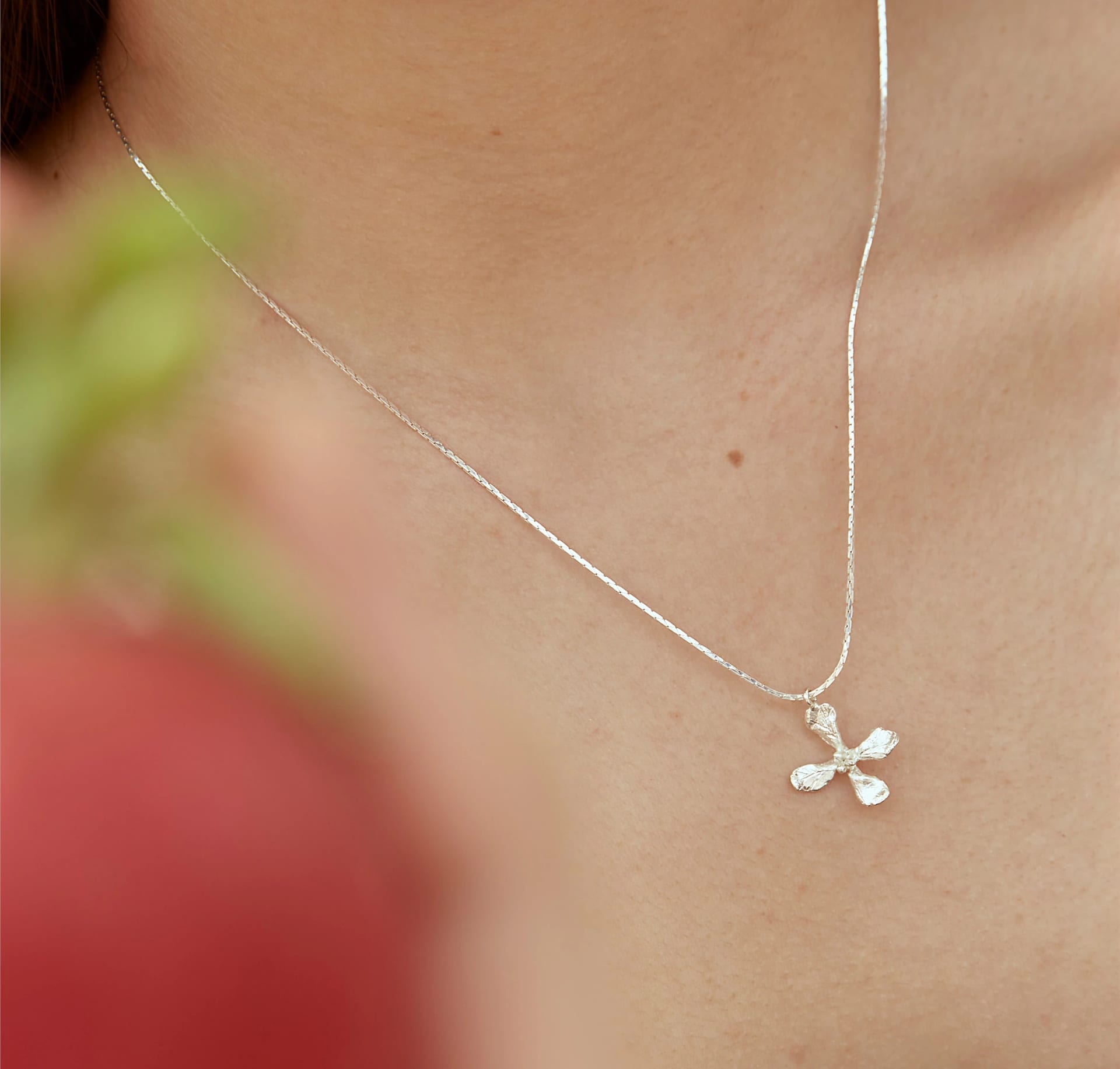 Collar Flor rábano - imagen 3