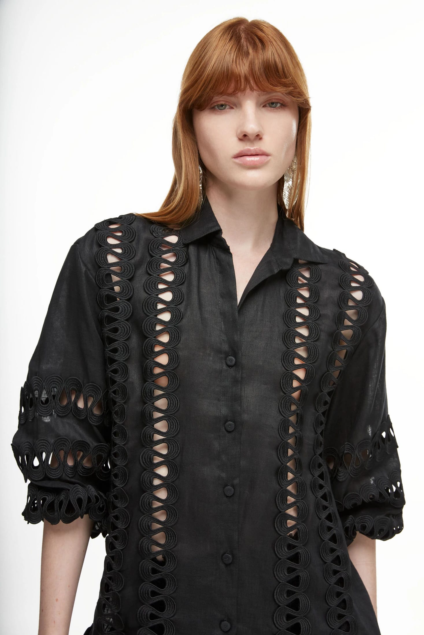 SOLANA SHIRT BLACK - imagen 2
