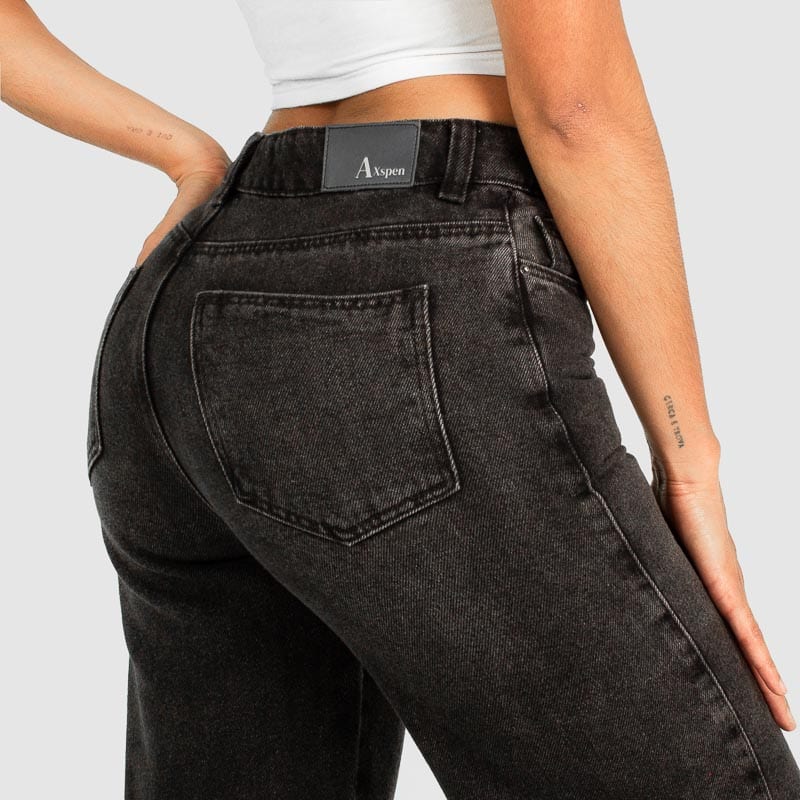 Jean Axspen Wide leg AX-2601 Gris - imagen 3