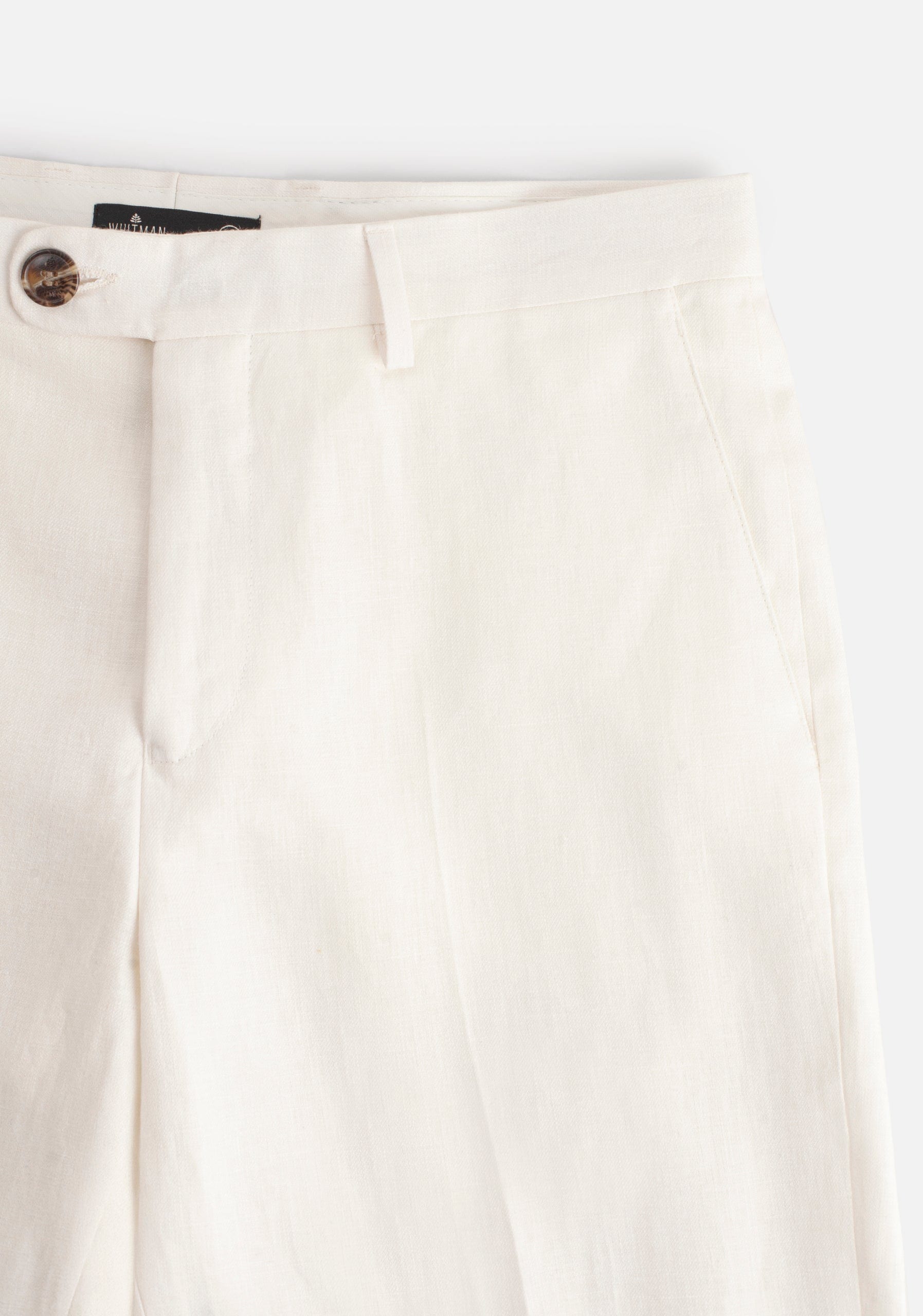 Pantalón H Perugia Lino Marfil - imagen 2