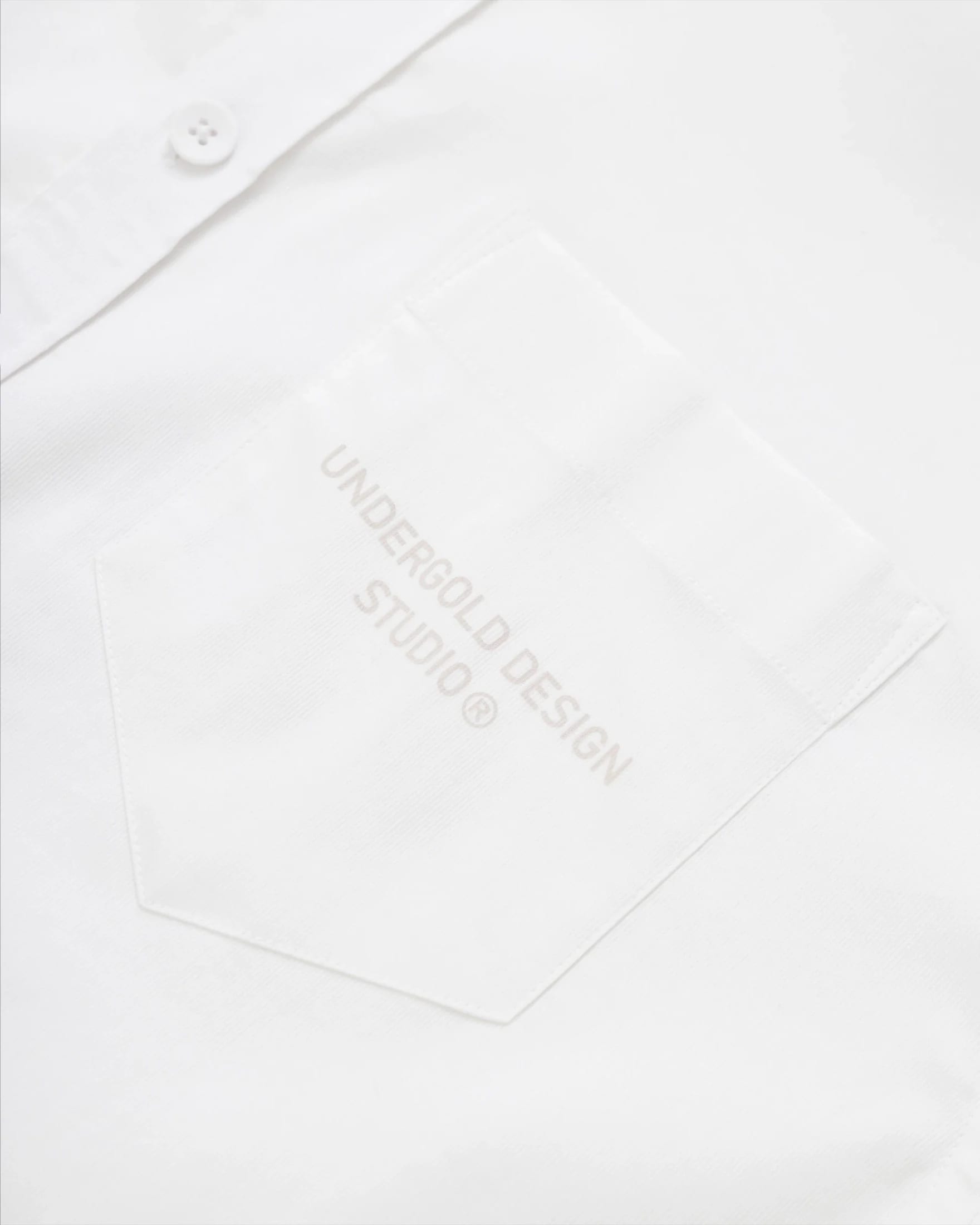 Basics Undergold Design Studio Long Sleeve Boxy Shirt Bone - imagen 7