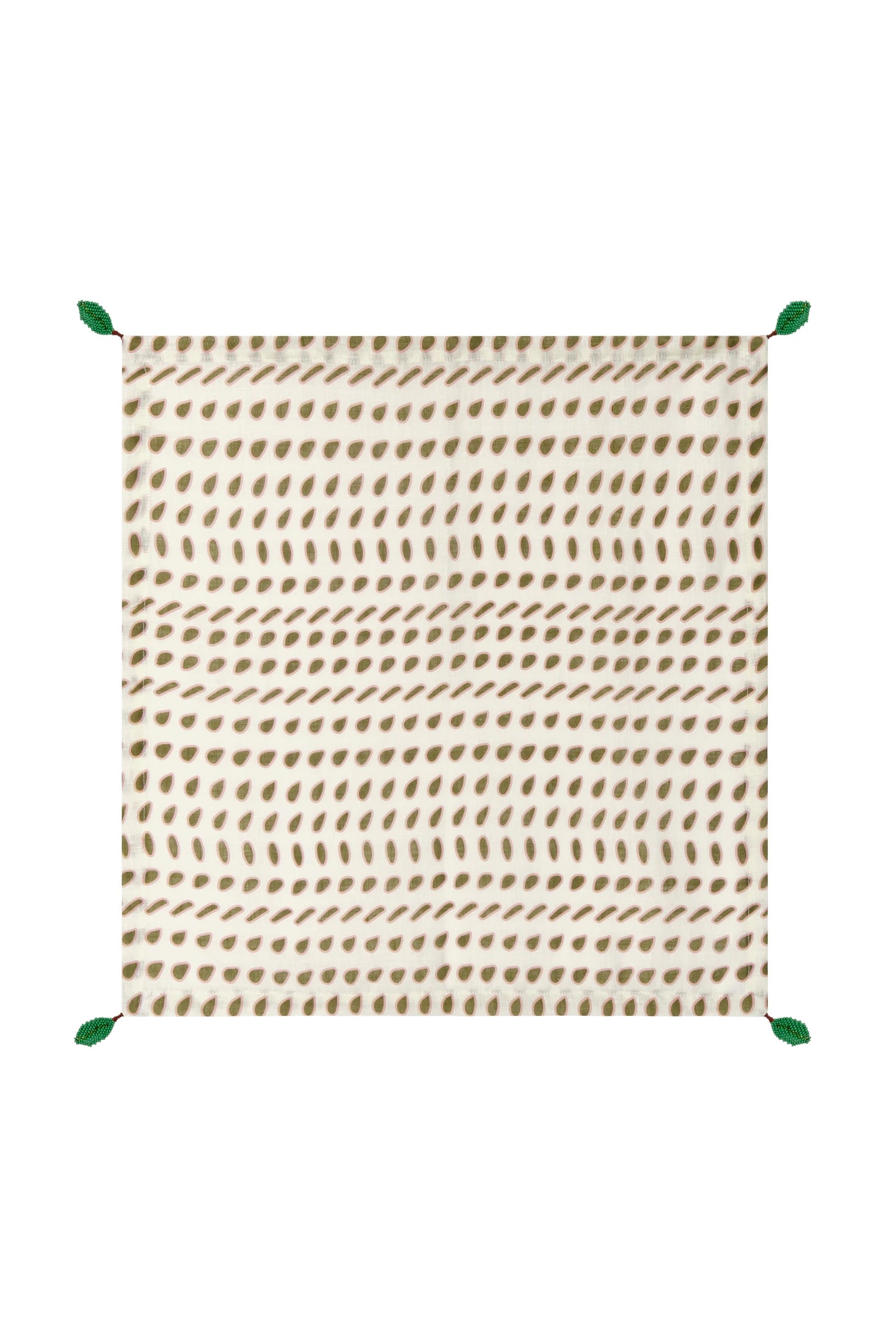 Green Seeds Linen Napkins / Set of 4 - imagen 2