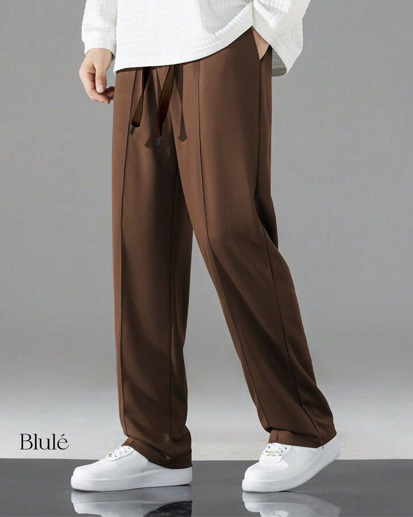 Straight Pants Brown - imagen 1