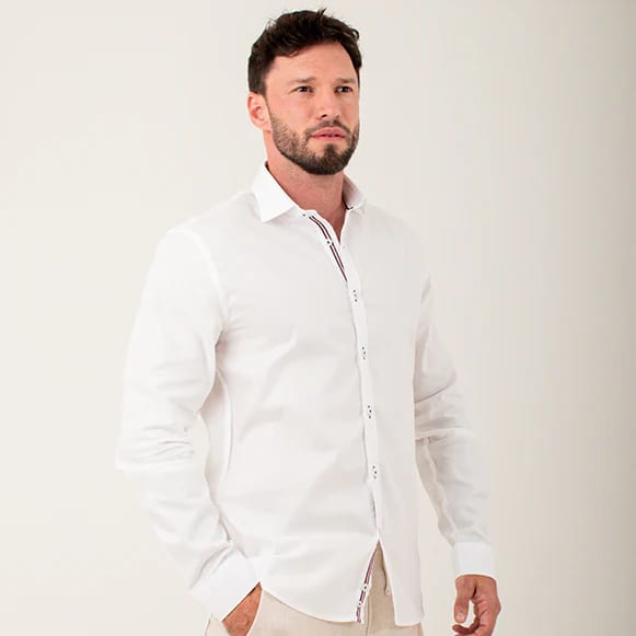 CAMISA ML 100% ALGODON HOMBRE - imagen 8
