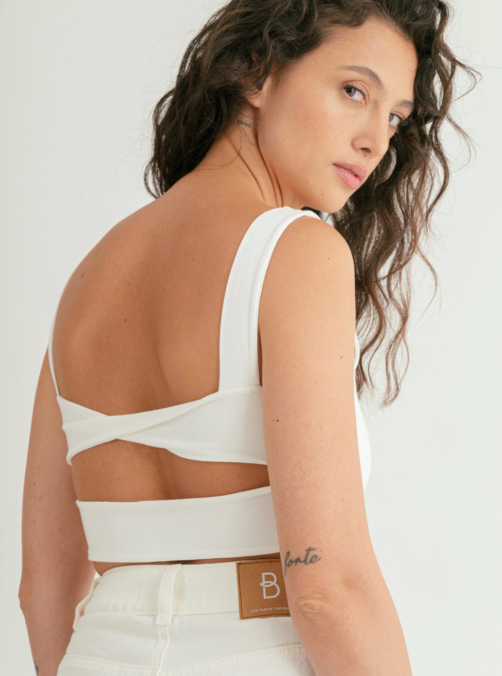 TOP RECTO SIGILO IVORY - imagen 1
