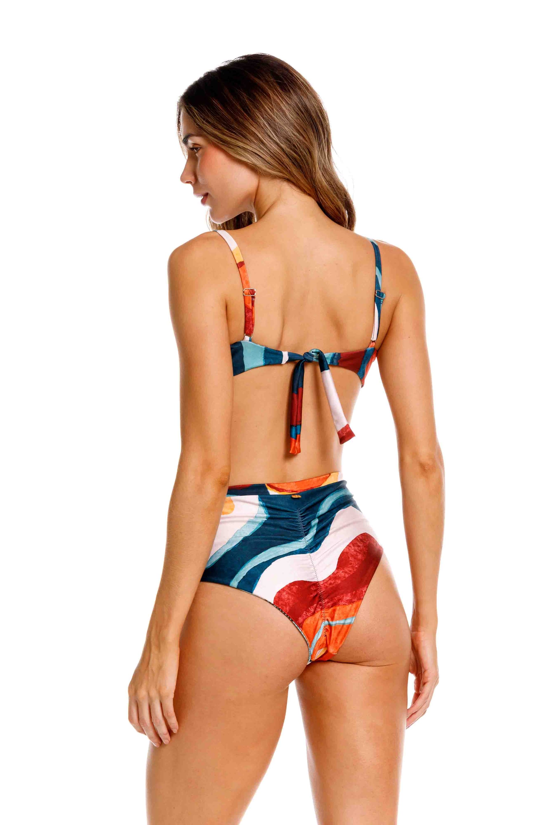 Panty Setentero de Bikini Nebula Verde - imagen 1