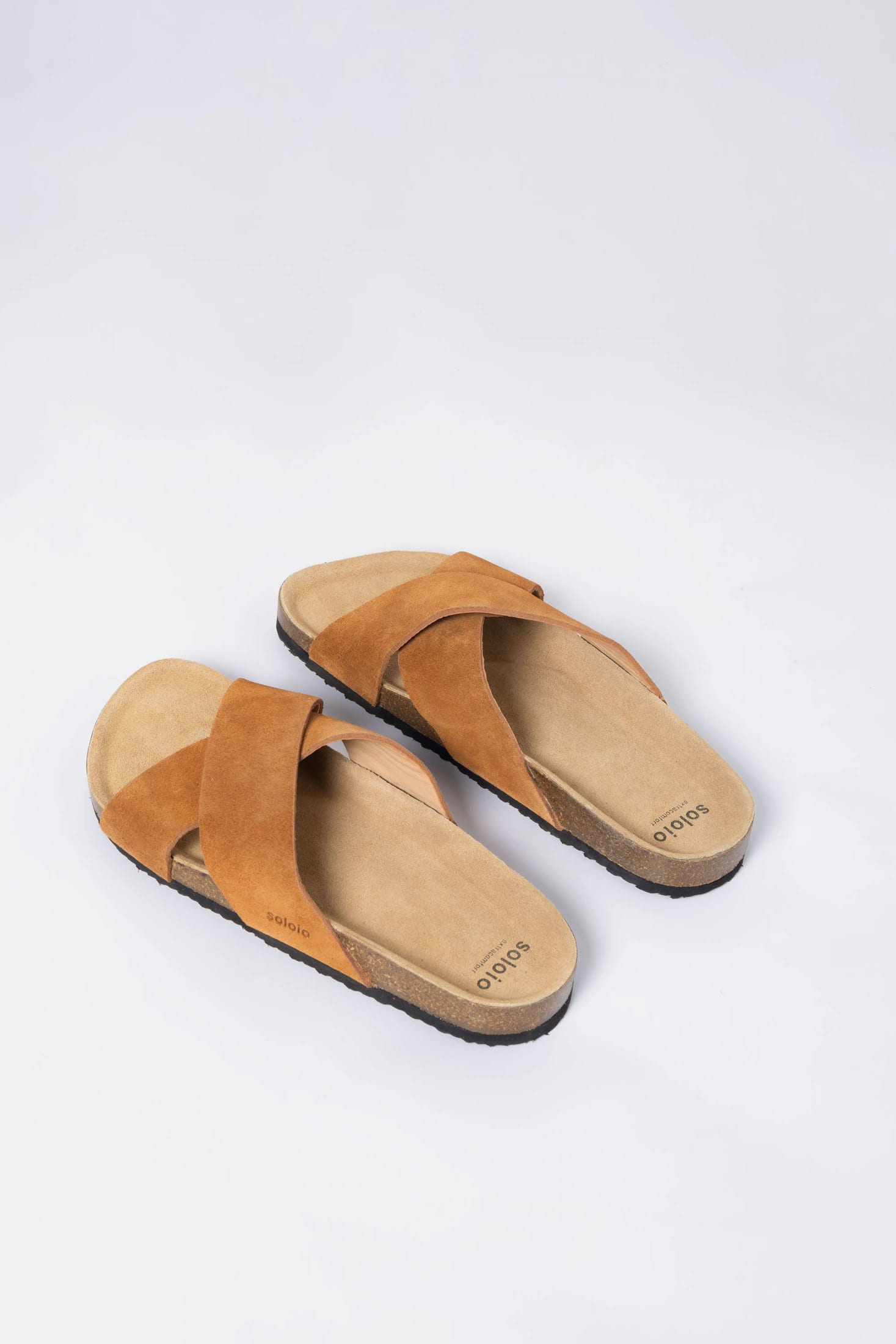 Men's crossed walnut sandal - imagen 3