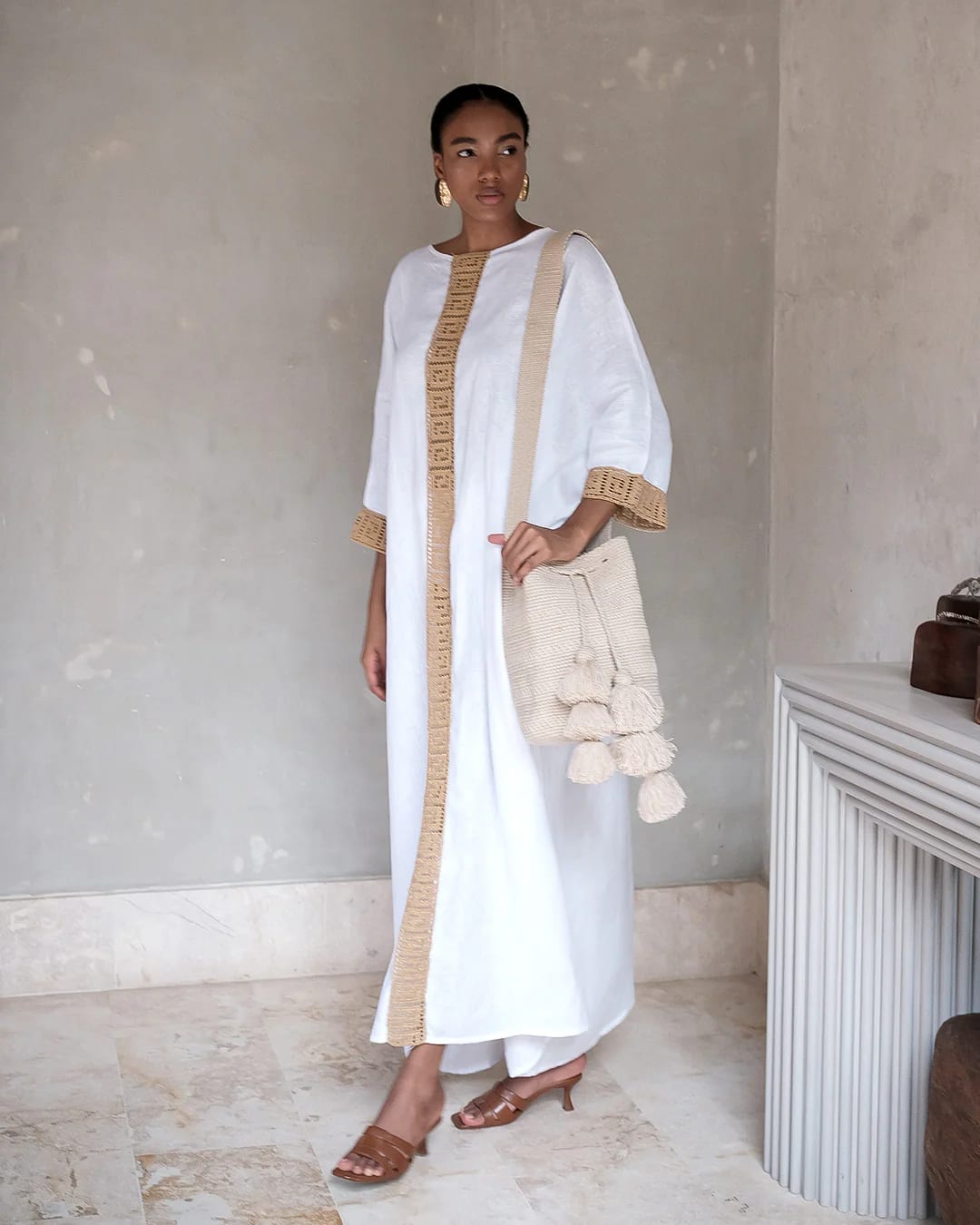 Mochila wayuu Basic Sand - imagen 6