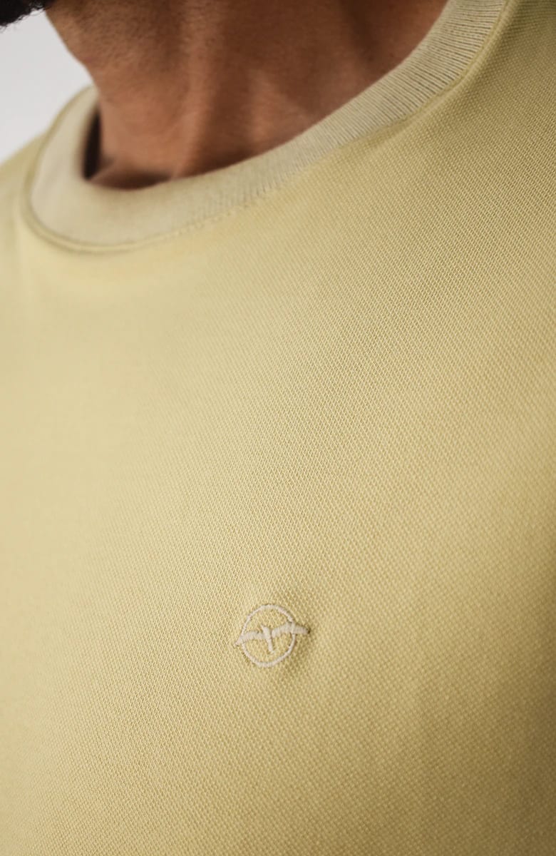 Camiseta en Pique  para Hombre Caqui - imagen 2