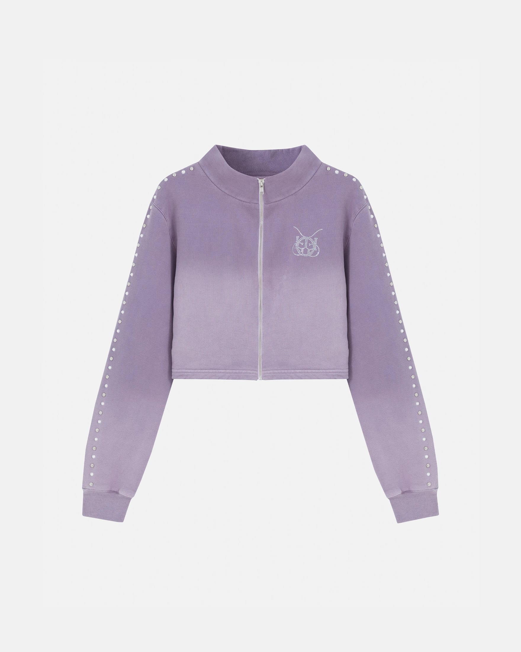 W Santa Union "Unión" Zip Up Turtleneck Purple - imagen 1