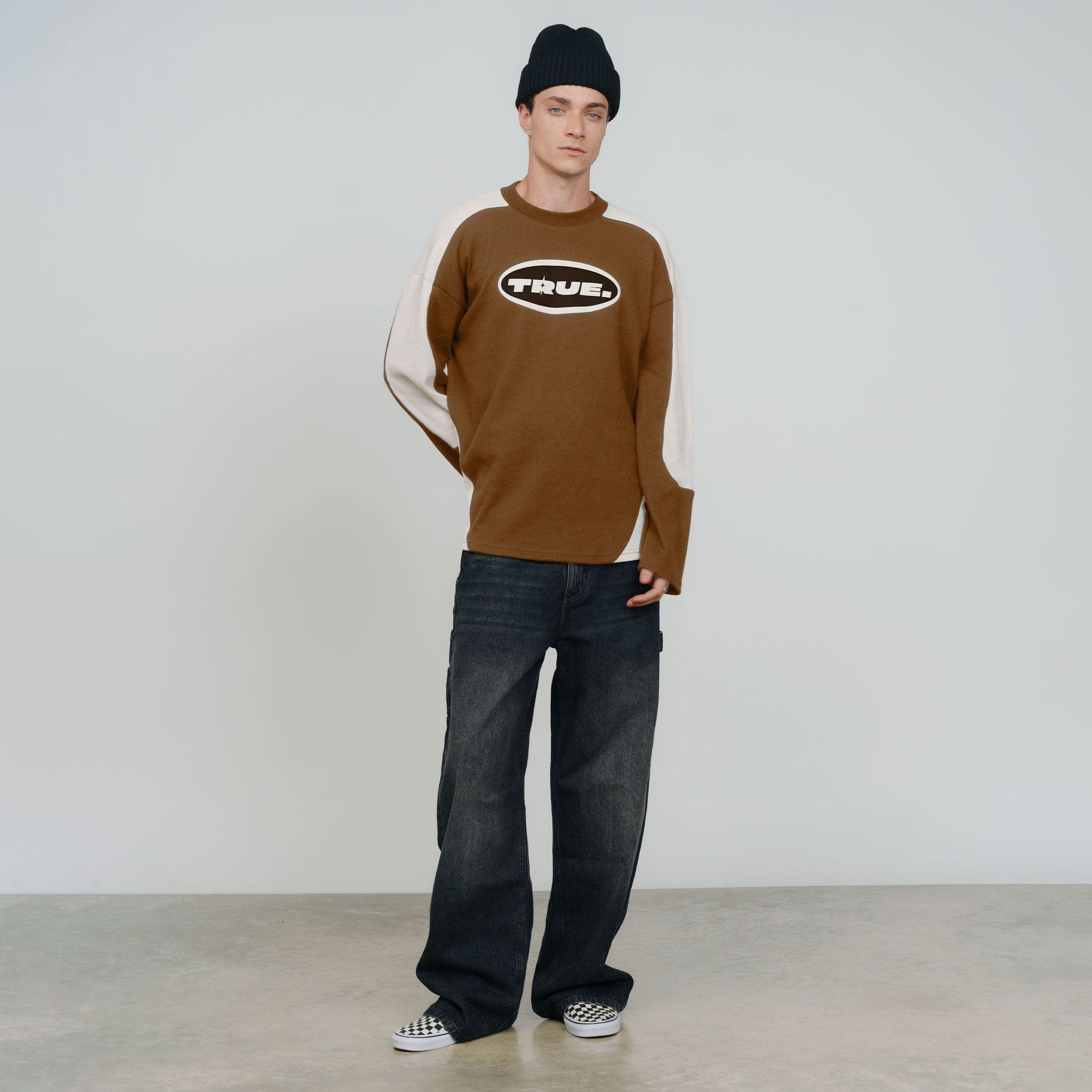 Waffer Long Sleeve Tee - Brown - imagen 5
