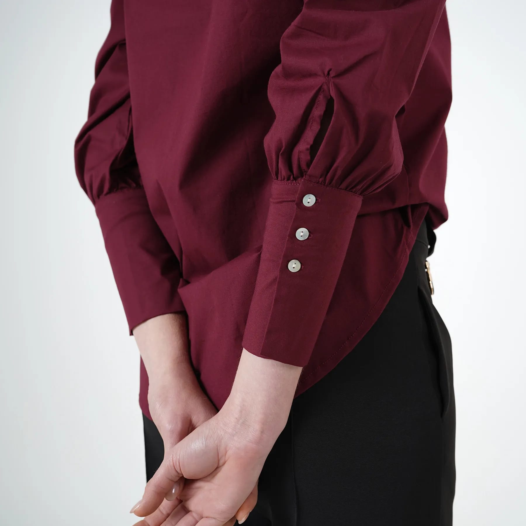 Camisa Cuello Camisero Manga Larga - imagen 6