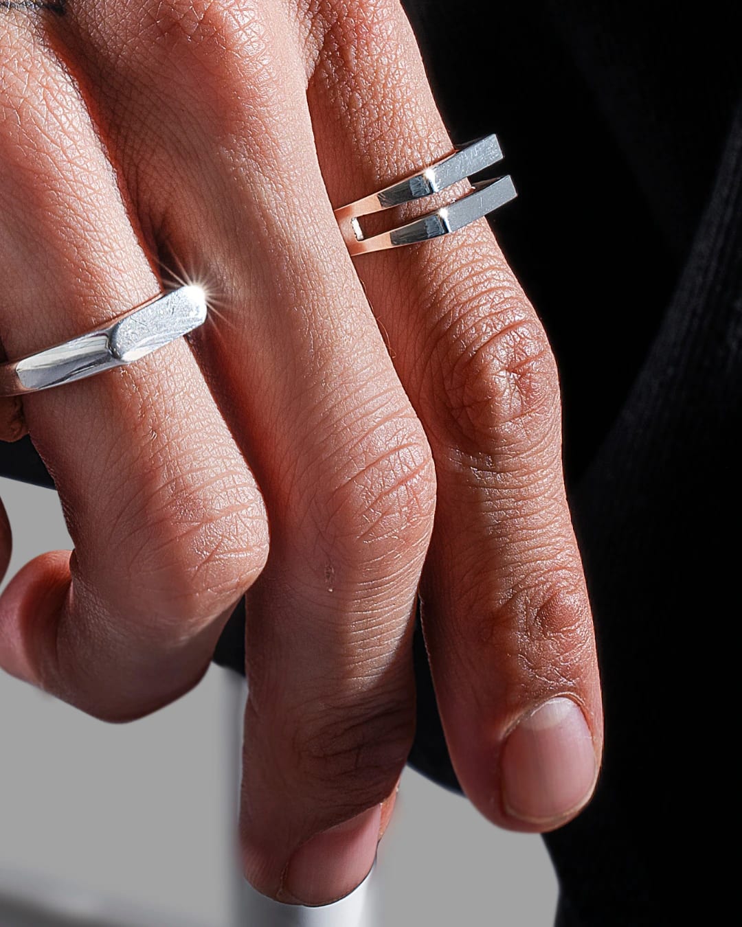 SPLIT VITO | ANILLO EN PLATA LEY 950 - imagen 6