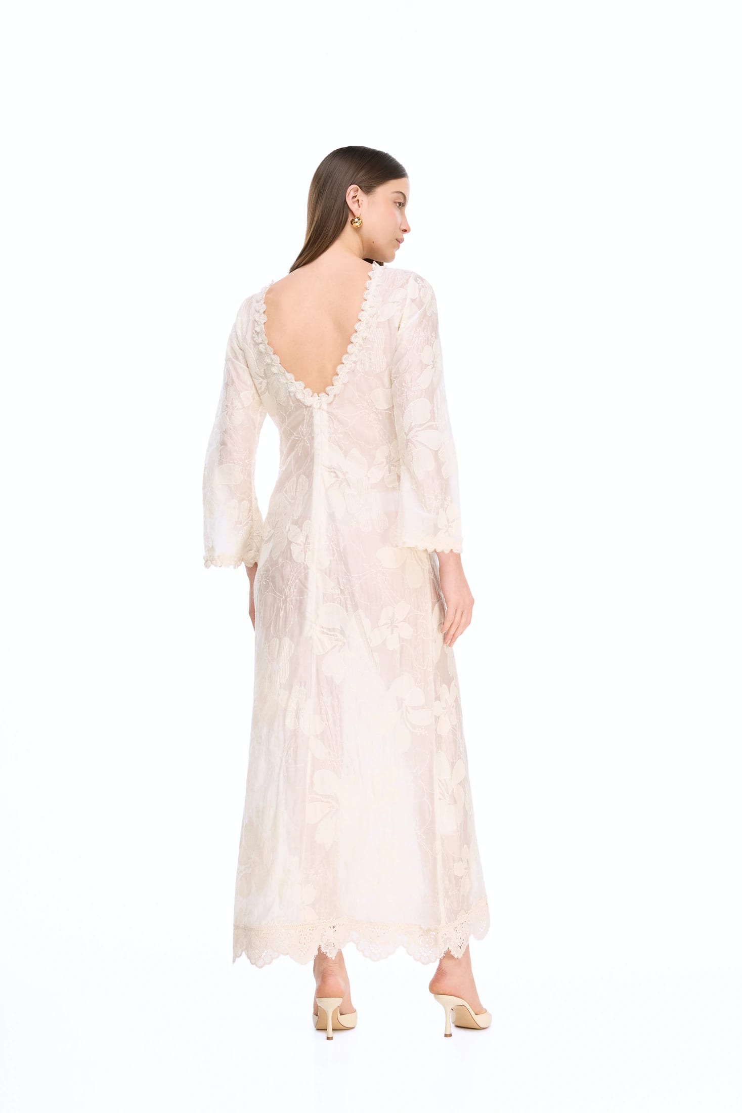 CELINE MAXI DRESS CREAM - imagen 3