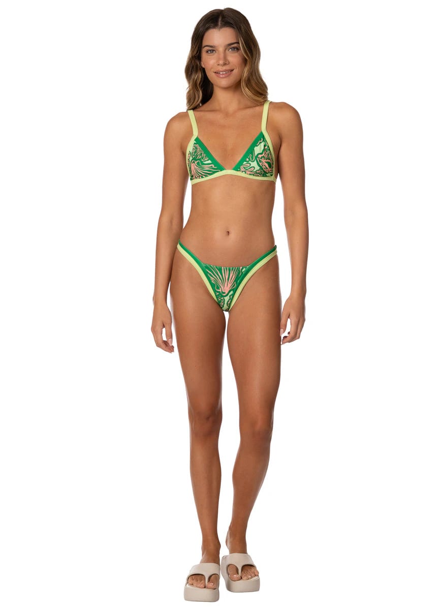 Maaji Soft Coral Rewind Fixed Triangle Bikini Top - imagen 4