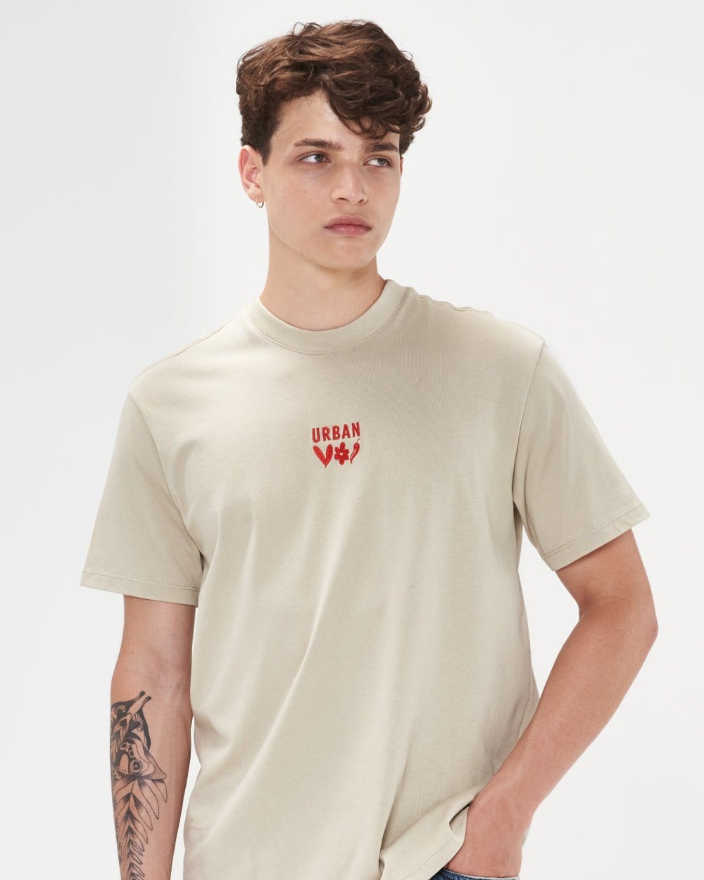 CLOVER TEE BEIGE - imagen 7